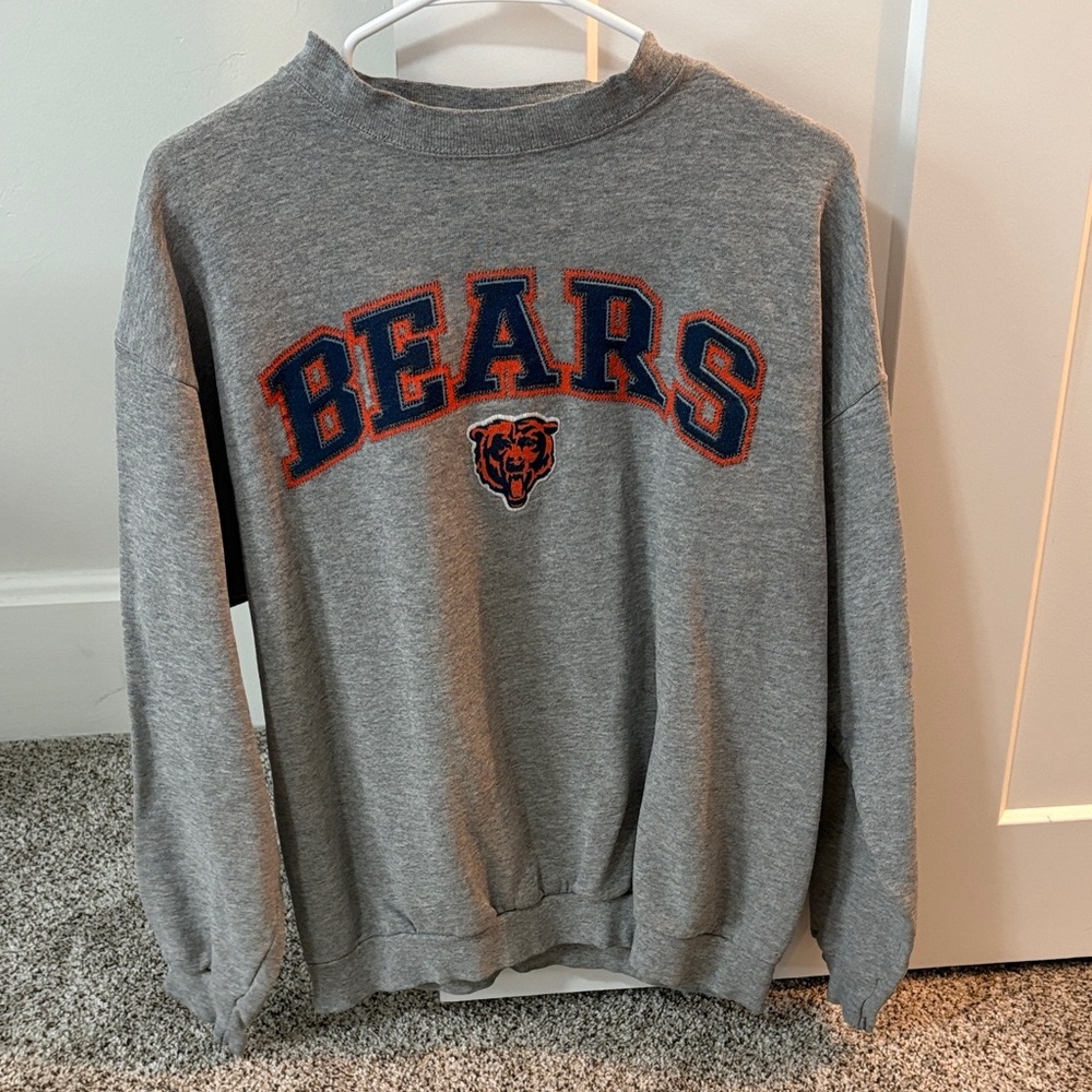 Hanes Gray Bears Logo Sweatshirt